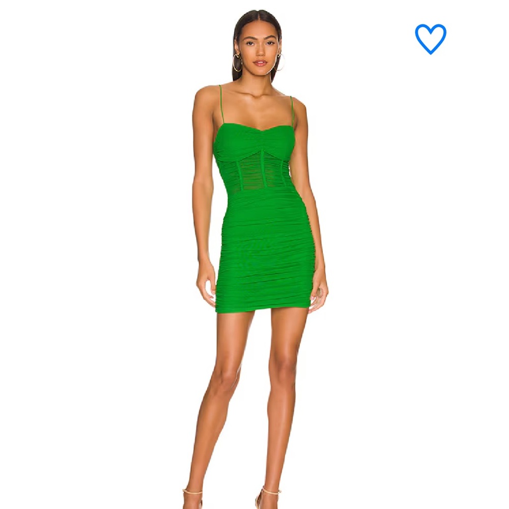 Super down ruched mini dress size small small